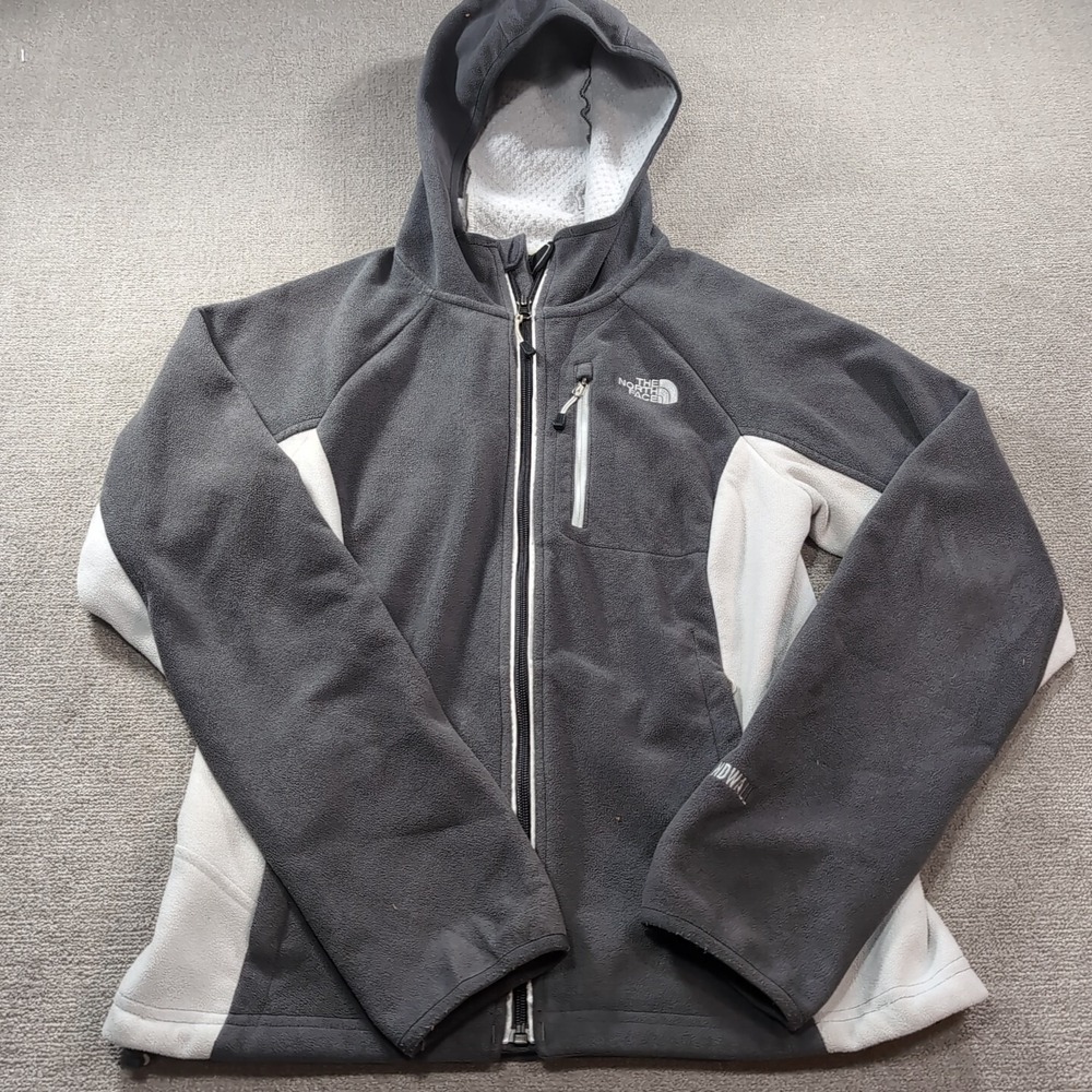The North Face Jacket Womens Medium Gray Apex Barrier Soft Shell Windwall Fleece